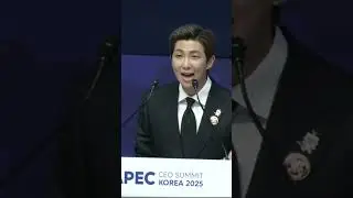 BTS&rsquo; RM Delivers Powerful Speech at APEC CEO Summit in South Korea 🇰🇷 | AA1G