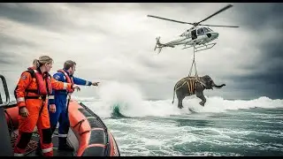 &ldquo;Baby Elephant Fell Into Raging River &ndash; Helicopter Rescue Will Make You Cry&rdquo;
