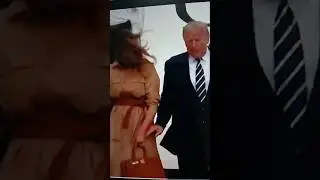 Melania Trump refuses to hold Donald Trump&rsquo;s hand #shorts