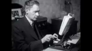 Postbode maakt brailleschrift (1942)