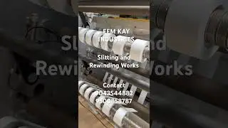 Insulation paper slitting #insulationmaterial #electrical #electrician #electricity