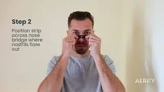 Aerify Nasal Strip - How to Apply