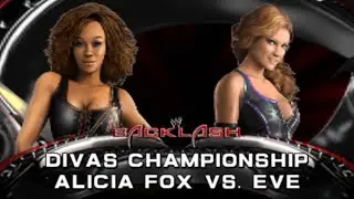 WWE Backlash Divas Championship Alicia Fox vs Eve 