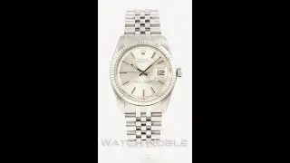 Pre-Owned Vintage Rolex Datejust Silver Dial 36mm Ref 1601