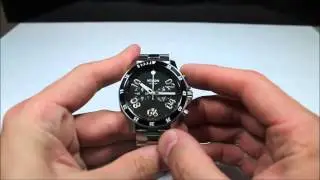 Montre Nixon RANGER Chrono Black pr&eacute;sent&eacute;e par Calame les Montres
