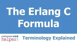 The Erlang C Formula
