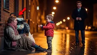 Un uomo ricco ignorò una mendicante — finché suo figlio si fermò: “Papà, è la mamma.”