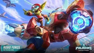 Paladins Patch OB 70 PTS - Ruckus New Skin Robo Force Gameplay | Sound Bugged