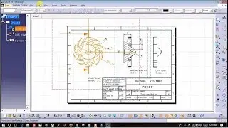 Catia V5/ Drafting Tutorial for beginners.