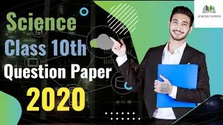 Jkbose class 10th  | Science question paper 2020 || JKBOSE PAPERS