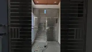Stainless steel staircase full cover gate design #viral #shorts