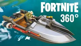 VR 360 video Fortnite Chapter 2 Season 11 Boat First Drop 360&deg; Virtual Reality