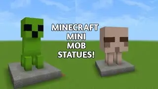 &ldquo;MINECRAFT MINI MOB STATUES&rdquo; [Klyzor] #minecraft 