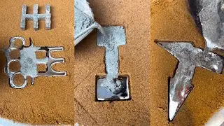 Metal casting is so relaxing, what kind of metal is this?
