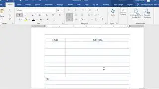 How to Make Cornell Notes in Word