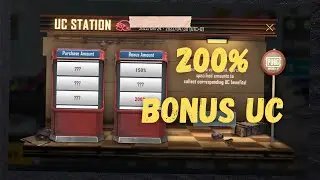 NEW UC STATION EVENT | BONUS UC IN UC STATION | EXTRA UC | UPTO 200% UC BONUS | HOW TO BUY UC