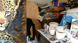 My Rock Art Studio and how I create with my mediums - by artist Sean Caulfied