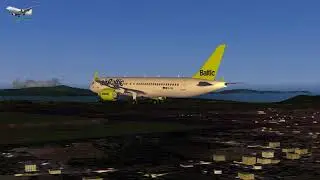 Bombardier CS 300 Αir Baltic YL CSA  LBSF to LGAV