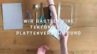 Schulexperiment tektonische Plattenverschiebung