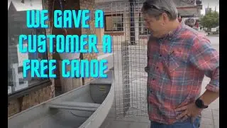 Surprising a Former Canoe Factory Worker with a Free Boat he Built in 1981.
