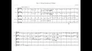 R.S. Wooten: Op. 4 - String Symphony 1