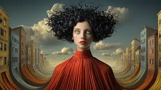 Red Doorway Gravity - Surreal AI Music Video 2026 | AI Visual Art & Ambient Track |