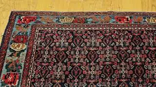 Vintage Persian Senneh Area Rug with Allover Design, @thepersianknot , SKU 1308