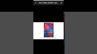 Echo Valley (2025) Cast (My Style)