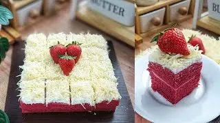 Tanpa Oven‼️ Resep Bolu Red Velvet 4 Telur Enak dan Lembut Banget‼️