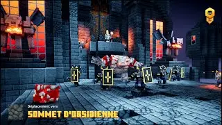Minecraft Dungeons, Sommet d'obsidienne + Runes + Victoire Arch - Illageois !