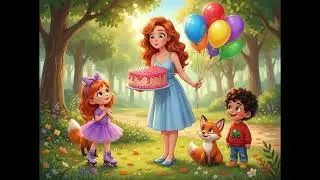 Lucys forgotten birthday Part 2 birthday cake balloons birthday wish message
