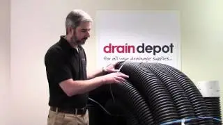 160mm Perforated Land Drainage Coil