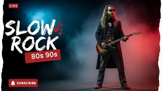 Slow Rock Music 80s 90s &bull; Soft Electric Waves for Still Minds