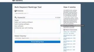 Bulk Keyword Rankings Tool for SEO