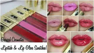 Gerard Cosmetics Lipstick & Lip Gloss Swatches