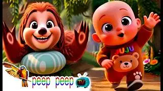LEARN Wild Animals with Juju! 🦁 Fun Jungle Songs & Rhymes for Kids  🐘!