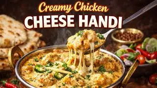 Creamy chicken cheese handi made by sufia ka tarka[easy recipe and Quick recipe] must try this recip