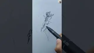 Drawing stickman to Marco from One piece #drawing #art #sketch #ytshorts #marco #onepiece #animeedit