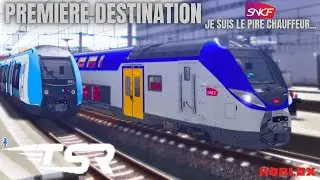 TRAIN SIMULATOR ROBLOX 1 - PREMIERE DESTINATION ( JE SUIS VRM LE PIRE CHAUFFEUR )
