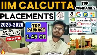 IIM Calcutta Placements 2025 - 2026 | Placement Statistics - IIMCAL | Must Watch Before Admission!