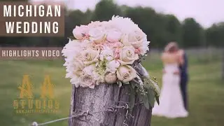 Michigan Wedding Video Highlight at Tabor Hill, Buchanan, MI