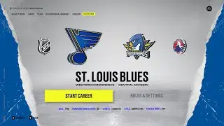 St. Louis Blues Jersey Quest Franchise Mode (2022 Winter Classic) Introduction