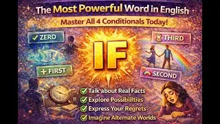 IF: The Most Powerful Word in English 💥 | Master All 4 Conditionals Today!