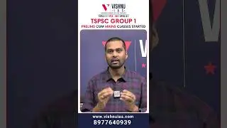 TSPSC GROUP - 1 Prelims cum Mains Classes Started #vishnuiasacademy #tspscnotification