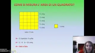 L'area del quadrato e del rettangolo