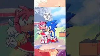 &iquest;Por qu&eacute; est&aacute; tan cari&ntilde;oso &uacute;ltimamente?💙💖 | Sonamy fandub #sonamy #amyrose #sonicthehedgehog #viral