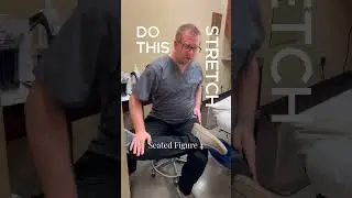 Seated Figure 4 Stretch is a game changer for releasing tension in your hips, glutes, and lower back