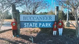 “The Season” - a Christmas trip to Buccaneer State park and Gulfport Harbor Lights