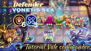 MAGIC CHESS GOGO TUTORIAL VALE COMMANDER WITH DEFENDER SYNERGY | BEST SYNERGY MAGIC CHESS GOGO