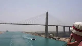 Suez Canal Bridge - Mubarak Peace Bridge - Al Salam Bridge - Egyptian Japanese Friendship Bridge